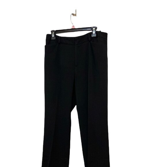 #3677 Hawksley & Wight Womens black work office pants size 14P, - Picture 1 of 5